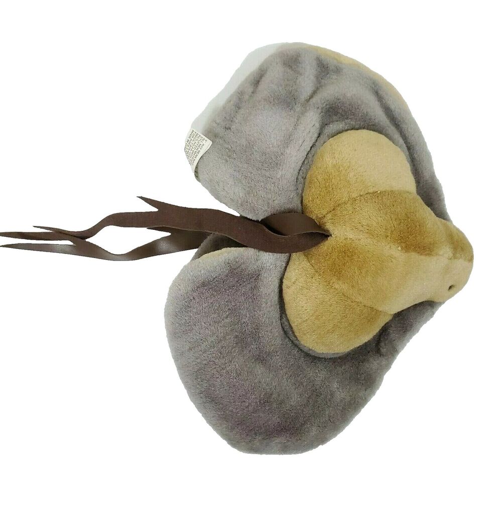 Fiesta Stingray Plush 8" Bean Bag Gray Tan Brown Tail Stingers 2006 Fish Stuffed